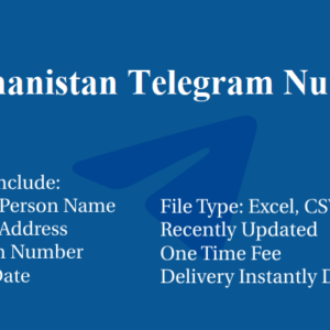 Afghanistan telegram database