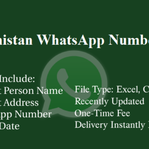 Afghanistan whatsapp number database