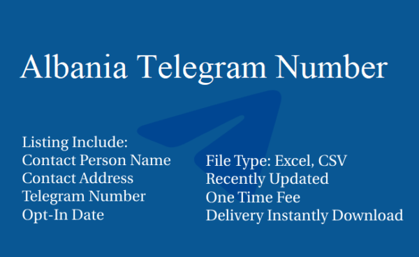 Albania telegram database