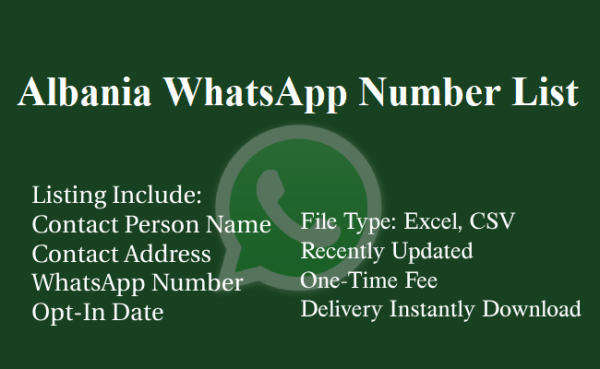 Albania whatsapp number database