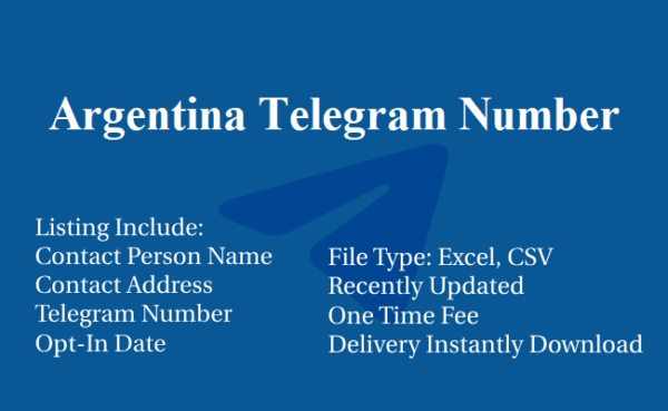 Argentina telegram database