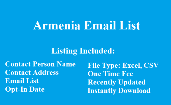 Armenia email list