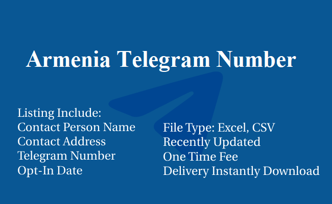 Armenia Telegram Number