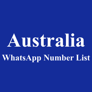 澳大利亚 WhatsApp 号码列表