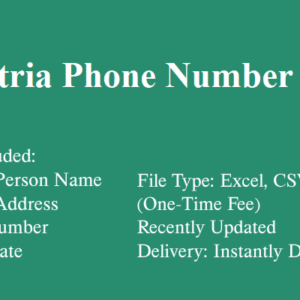 Austria phone number database