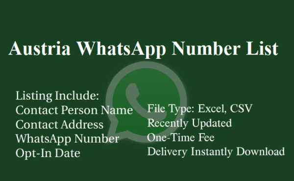 Austria whatsapp number database