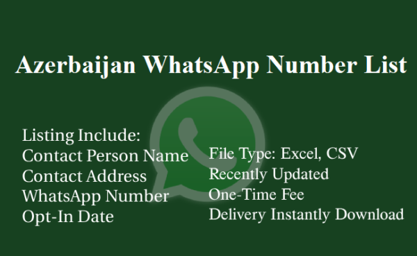 Azerbaijan whatsapp number database