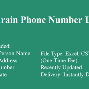 Bahrain Phone Numbers List