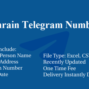 Bahrain telegram database