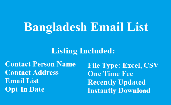 Bangladesh email list