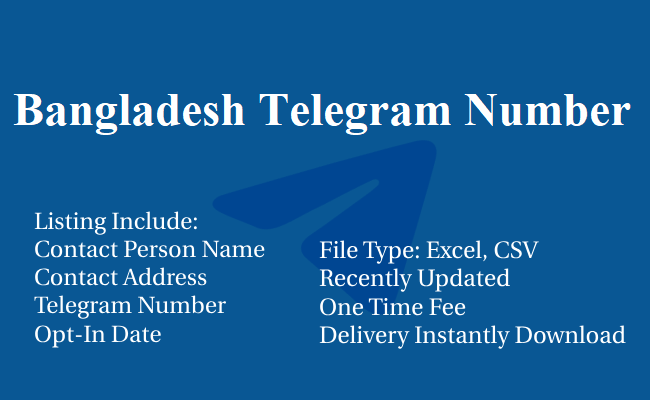 Bangladesh Telegram Number