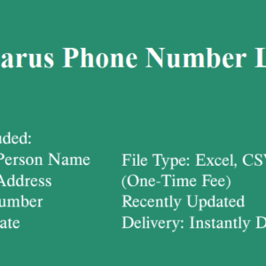 Belarus phone number database