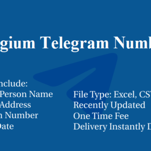 Belgium telegram database