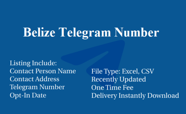 Belize telegram database