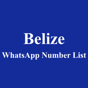 伯利兹 WhatsApp 号码列表