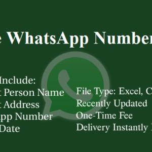 Belize whatsapp number database