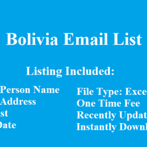 Bolivia email list