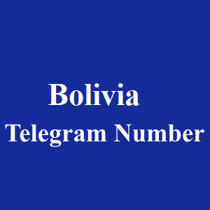 Bolivia Telegram Number