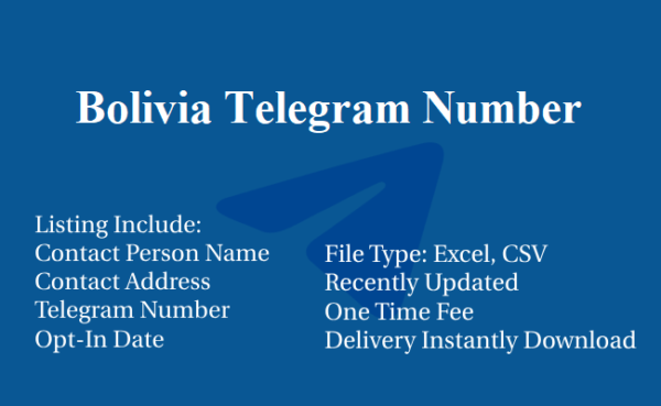 Bolivia telegram database