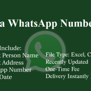 Bolivia whatsapp number database