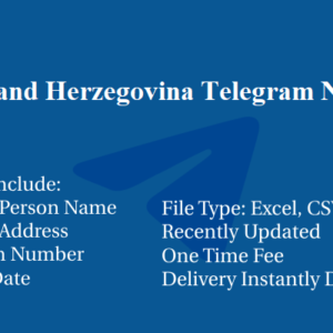 Bosnia and Herzegovina telegram database