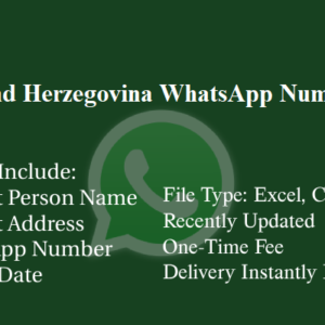 Bosnia and Herzegovina whatsapp number database