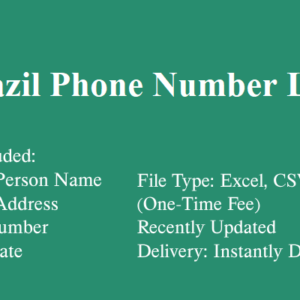 Brazil phone number database