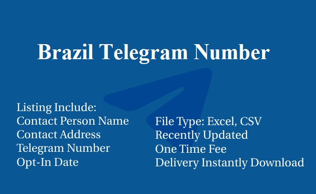 Brazil Telegram Number