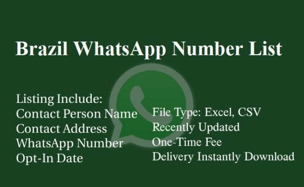 Brazil whatsapp number database