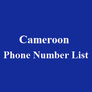 Cameroon Phone Number List
