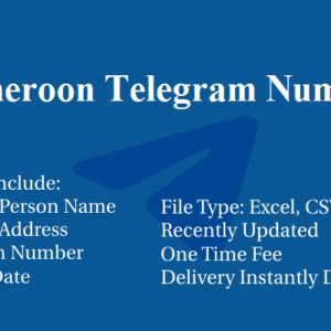 Cameroon telegram database