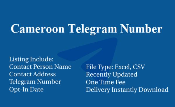 Cameroon telegram database