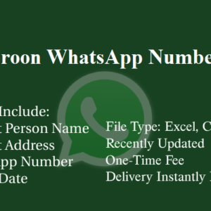 Cameroon whatsapp number database