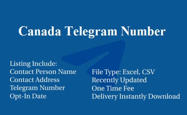 Canada telegram database