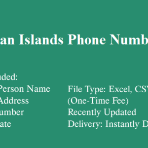 Cayman Islands phone number database