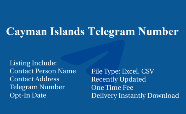 Cayman Islands telegram database