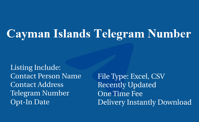 Cayman Islands Telegram Number