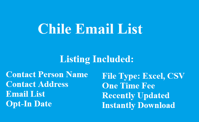 智利电子邮件列表