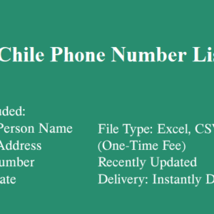 Chile phone number database