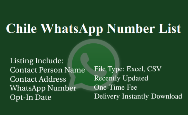 Chile whatsapp number database