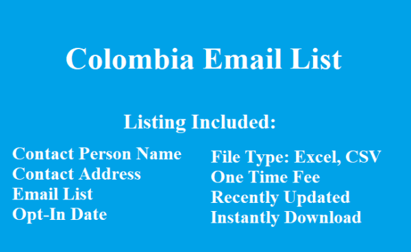 Colombia email list