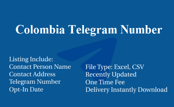 Colombia telegram database