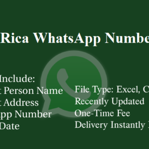 Costa Rica whatsapp number database