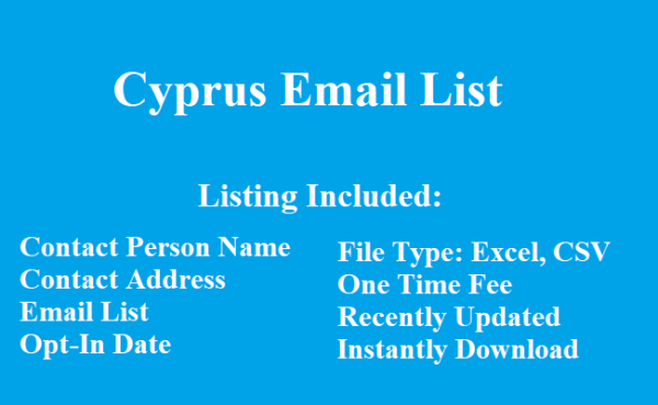 Cyprus email list