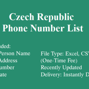 Czech Republic phone number database