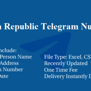 Czech Republic telegram database