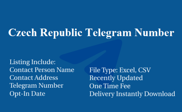 Czech Republic telegram database