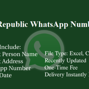 Czech Republic whatsapp number database