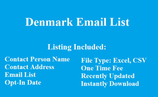 Denmark email list