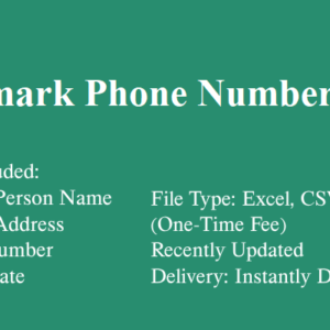 Denmark phone number database